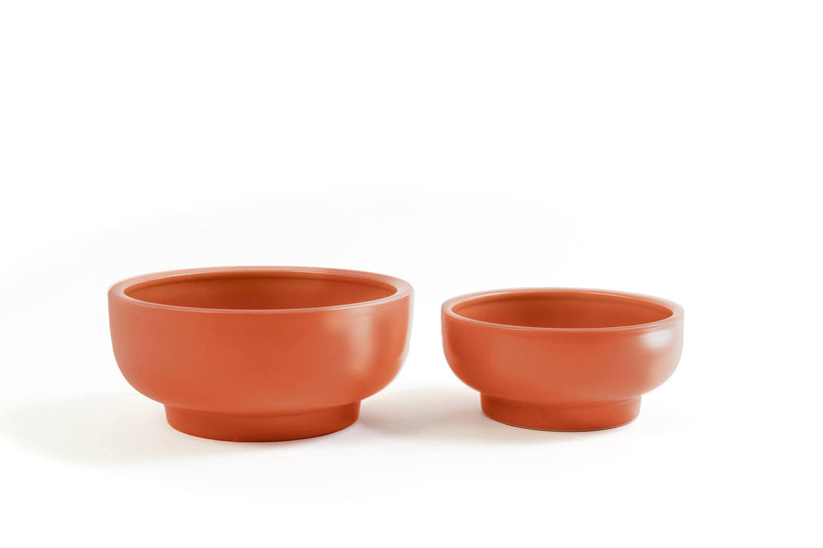 7" Pedestal Home and Garden Bowls
