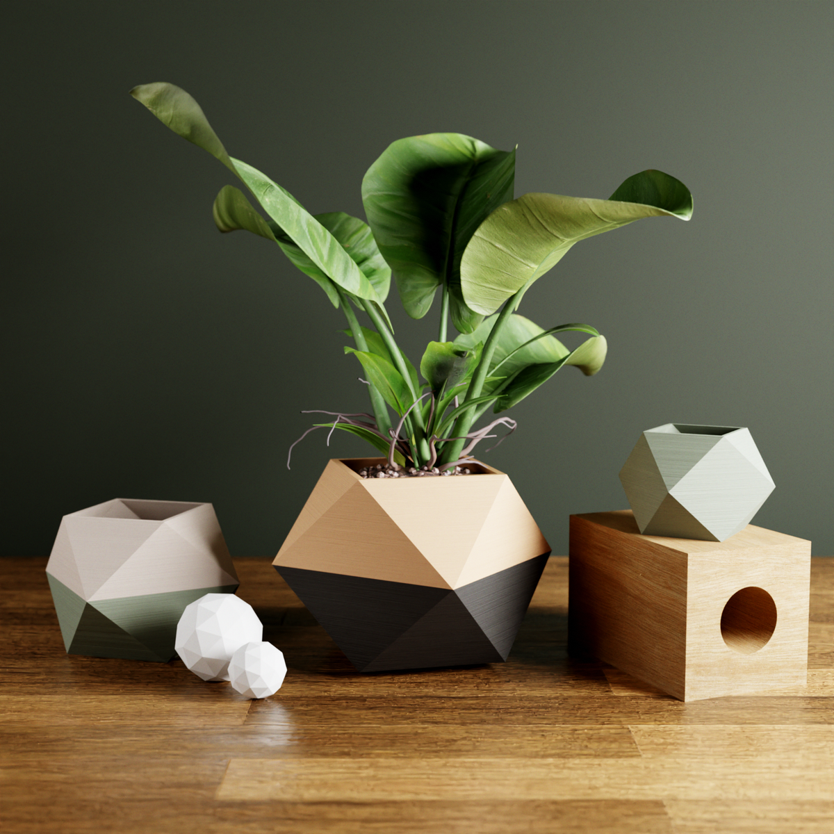 Modern Geometric Planter | ICO Collection