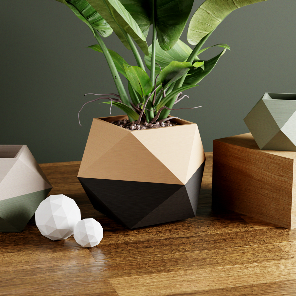 Modern Geometric Planter | ICO Collection