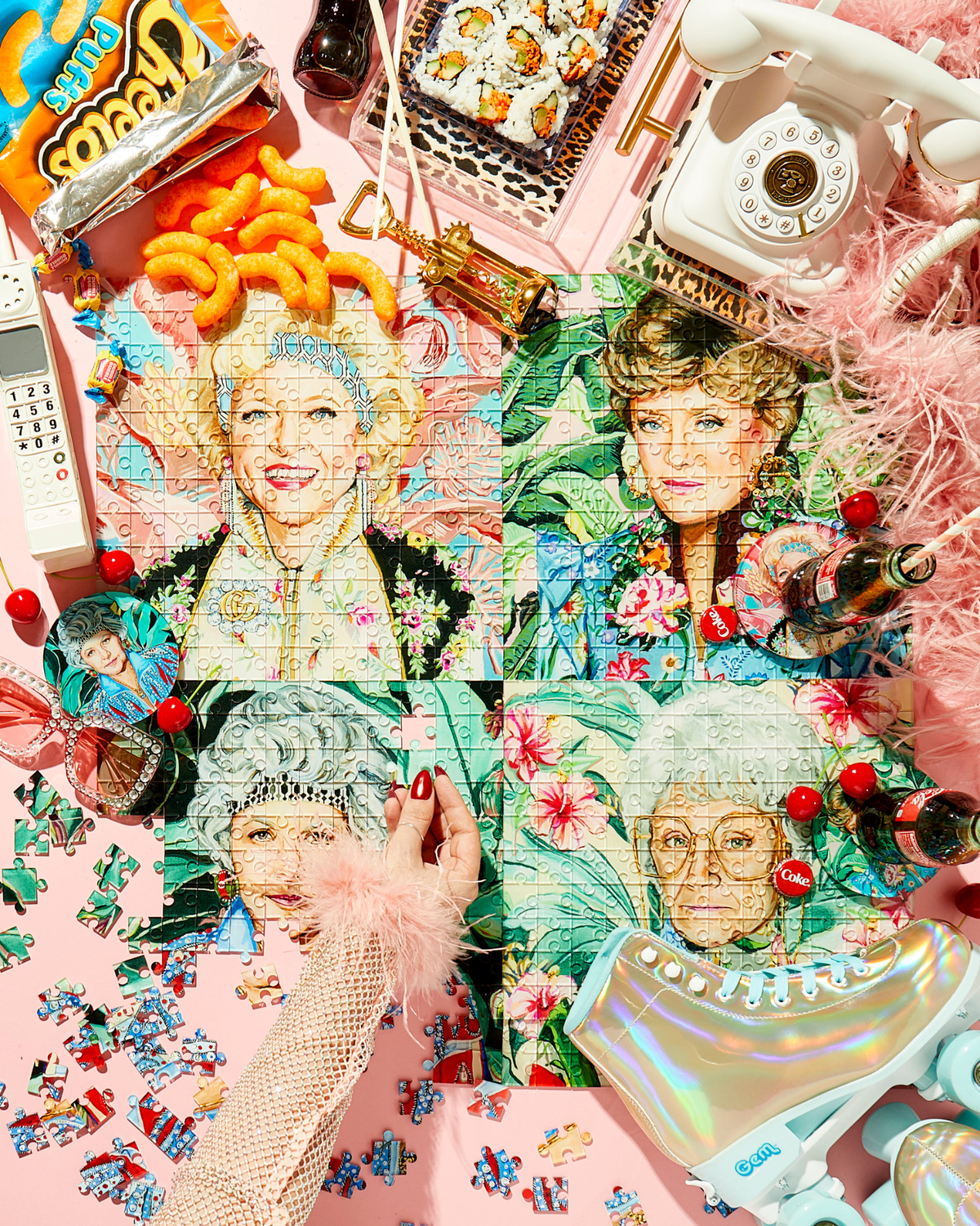Golden Gals Acrylic Puzzle