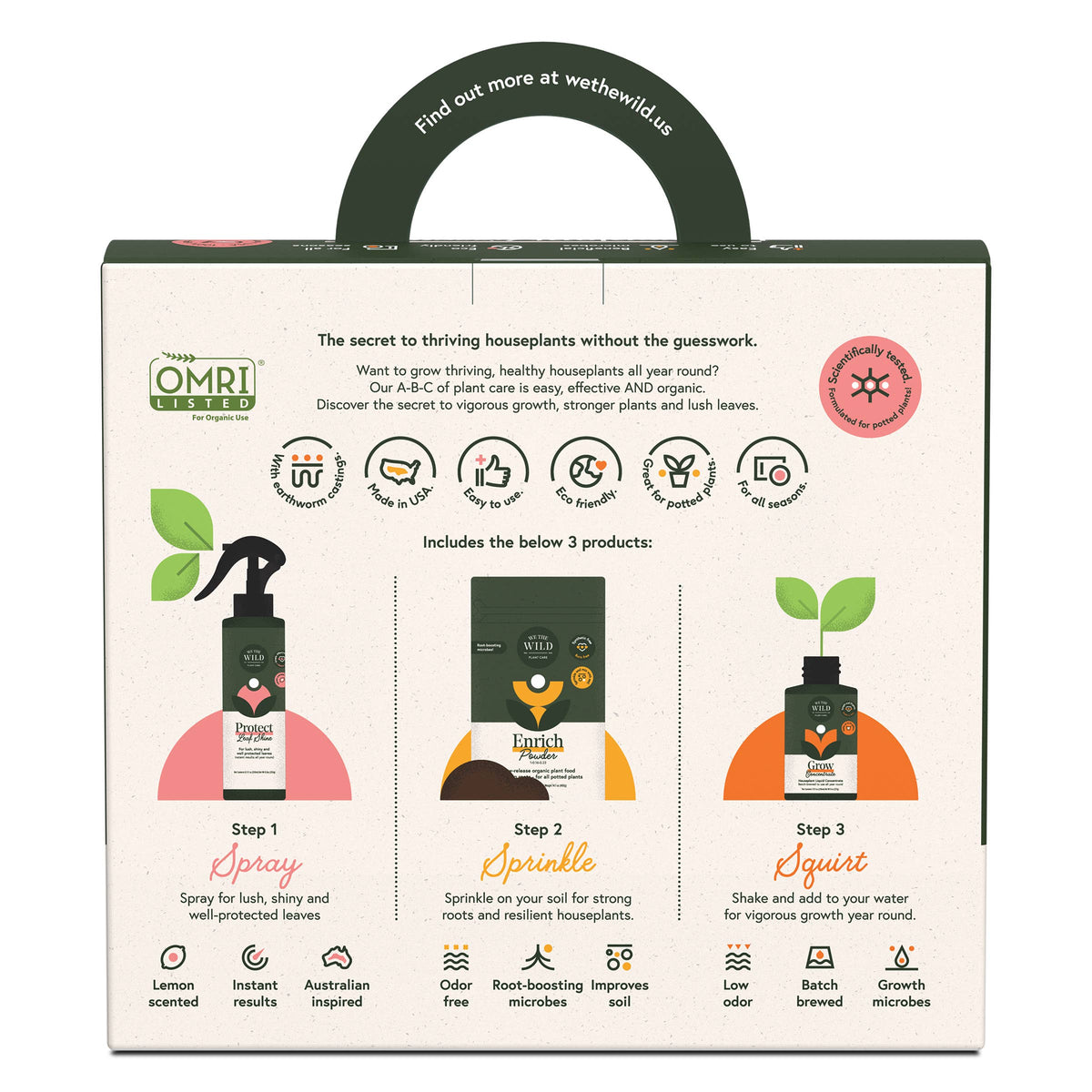 Houseplant Care Essentials Organic Starter Kit