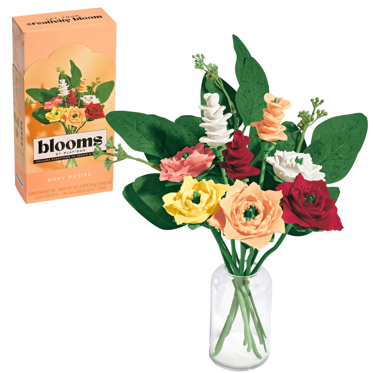 Play-Doh Blooms Rosy Petite Flower Bouquet for Adults