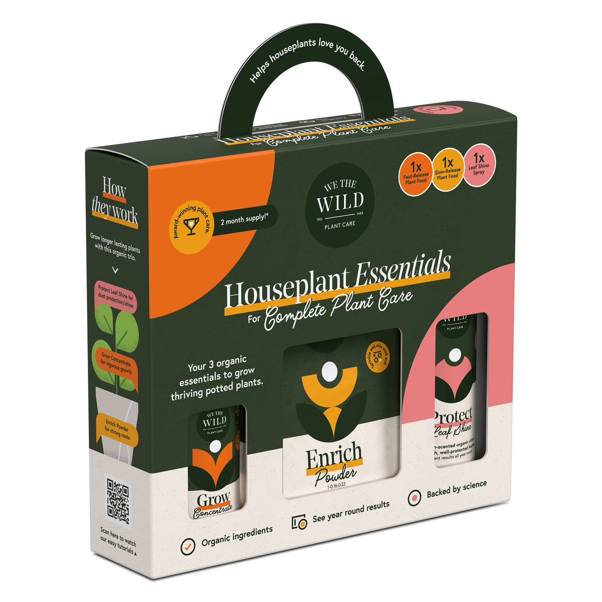 Houseplant Care Essentials Organic Starter Kit
