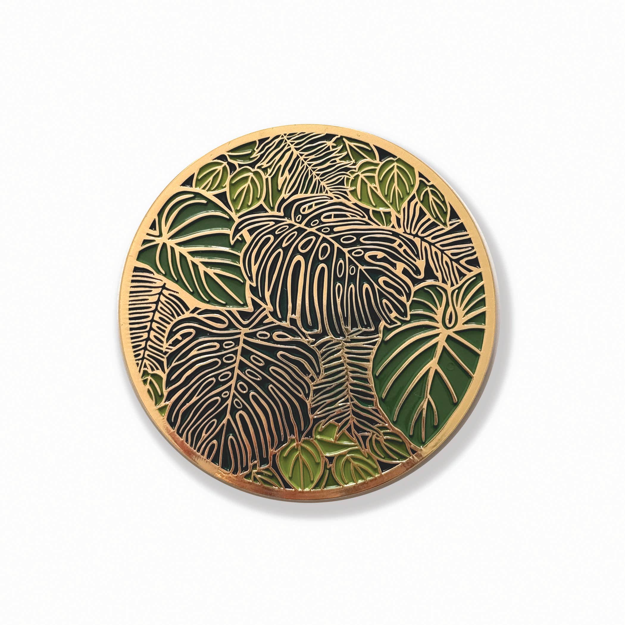 Lush Verte Gold Drink Coasters | Summer Gift + Garden Party