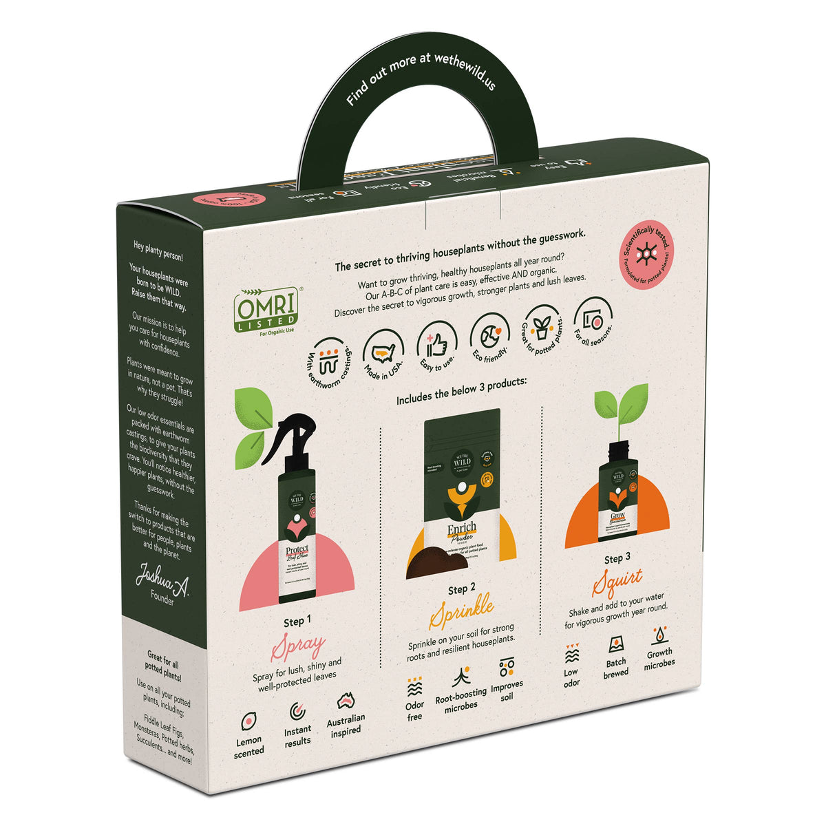 Houseplant Care Essentials Organic Starter Kit